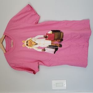 Disney Miss Piggy pink tee shirt